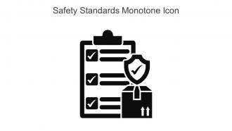 Safety Standards Monotone Icon In Powerpoint Pptx Png And Editable Eps Format