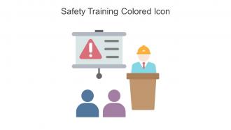 Safety Training Colored Icon In Powerpoint Pptx Png And Editable Eps Format