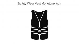 Safety Wear Vest Monotone Icon In Powerpoint Pptx Png And Editable Eps Format