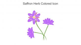Saffron Herb Colored Icon In Powerpoint Pptx Png And Editable Eps Format