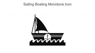 Sailing Boating Monotone Icon In Powerpoint Pptx Png And Editable Eps Format