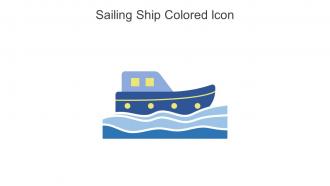 Sailing Ship Colored Icon In Powerpoint Pptx Png And Editable Eps Format