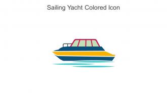 Sailing Yacht Colored Icon In Powerpoint Pptx Png And Editable Eps Format