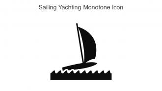 Sailing Yachting Monotone Icon In Powerpoint Pptx Png And Editable Eps Format