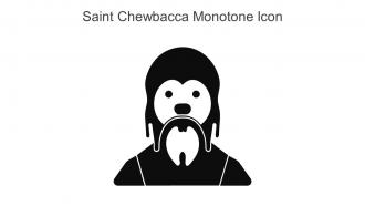 Saint Chewbacca Monotone Icon In Powerpoint Pptx Png And Editable Eps Format