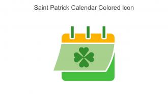 Saint Patrick Calendar Colored Icon In Powerpoint Pptx Png And Editable Eps Format