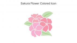 Sakura Flower Colored Icon In Powerpoint Pptx Png And Editable Eps Format
