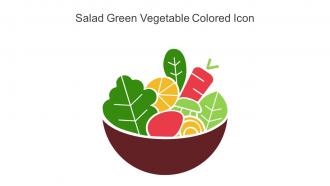 Salad Green Vegetable Colored Icon
