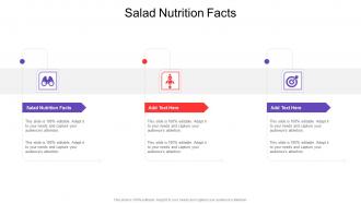 Salad Nutrition Facts In Powerpoint And Google Slides Cpb