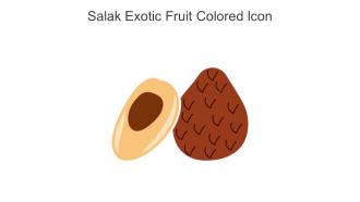 Salak Exotic Fruit Colored Icon In Powerpoint Pptx Png And Editable Eps Format