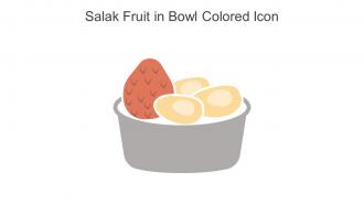 Salak Fruit In Bowl Colored Icon In Powerpoint Pptx Png And Editable Eps Format