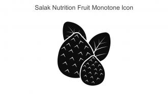 Salak Nutrition Fruit Monotone Icon In Powerpoint Pptx Png And Editable Eps Format