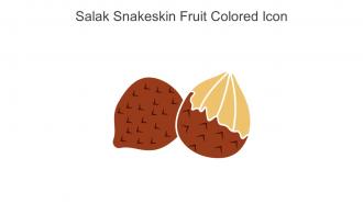 Salak Snakeskin Fruit Colored Icon In Powerpoint Pptx Png And Editable Eps Format