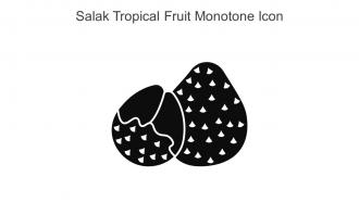 Salak Tropical Fruit Monotone Icon In Powerpoint Pptx Png And Editable Eps Format