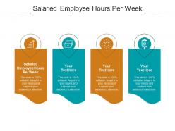 Salaried employee hours per week ppt powerpoint presentation pictures graphics example cpb