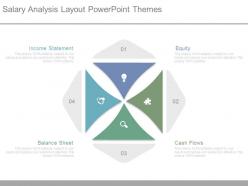Salary analysis layout powerpoint themes