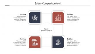 Salary comparison tool ppt powerpoint presentation infographics infographic template cpb