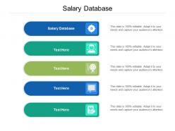 Salary database ppt powerpoint presentation professional clipart cpb