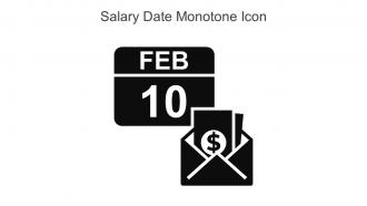Salary Date Monotone Icon In Powerpoint Pptx Png And Editable Eps Format
