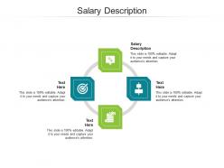 Salary description ppt powerpoint presentation summary deck cpb