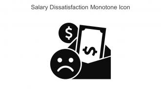 Salary Dissatisfaction Monotone Icon In Powerpoint Pptx Png And Editable Eps Format