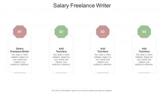 Salary Freelance Writer In Powerpoint And Google Slides Cpb