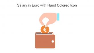 Salary In Euro With Hand Colored Icon In Powerpoint Pptx Png And Editable Eps Format