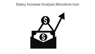 Salary Increase Analysis Monotone Icon In Powerpoint Pptx Png And Editable Eps Format
