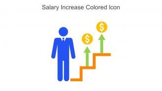 Salary Increase Colored Icon In Powerpoint Pptx Png And Editable Eps Format