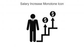 Salary Increase Monotone Icon In Powerpoint Pptx Png And Editable Eps Format