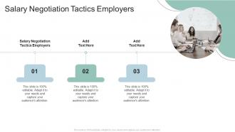 Salary Negotiation Tactics Employers In Powerpoint And Google Slides Cpb