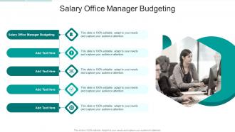 Salary Office Manager Budgeting In Powerpoint And Google Slides Cpb