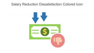 Salary Reduction Dissatisfaction Colored Icon In Powerpoint Pptx Png And Editable Eps Format