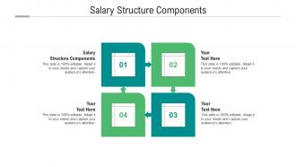 Salary structure components ppt powerpoint presentation pictures brochure cpb