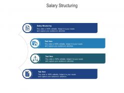 Salary structuring ppt powerpoint presentation icon designs download cpb