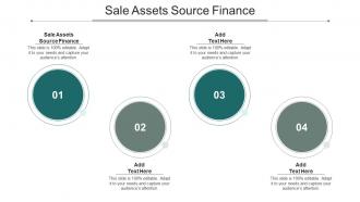 Sale Assets Source Finance Ppt Powerpoint Presentation Microsoft Cpb