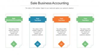 Sale Business Accounting Ppt Powerpoint Presentation Summary Graphics Design Cpb
