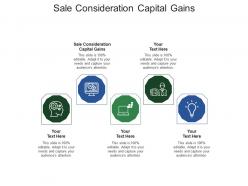 Sale consideration capital gains ppt powerpoint presentation inspiration templates cpb