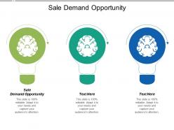 Sale demand opportunity ppt powerpoint presentation professional introduction cpb