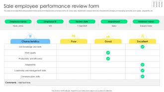 Sale Employee Performance Review Sales Management Optimization Best Practices To Close SA SS