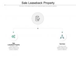 Sale leaseback property ppt powerpoint presentation infographic template cpb