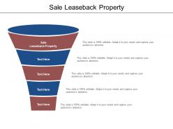 Sale leaseback property ppt powerpoint presentation summary information cpb
