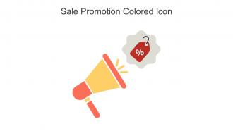 Sale Promotion Colored Icon In Powerpoint Pptx Png And Editable Eps Format
