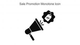 Sale Promotion Monotone Icon In Powerpoint Pptx Png And Editable Eps Format
