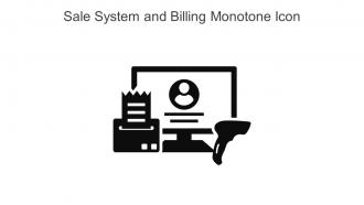 Sale System And Billing Monotone Icon In Powerpoint Pptx Png And Editable Eps Format