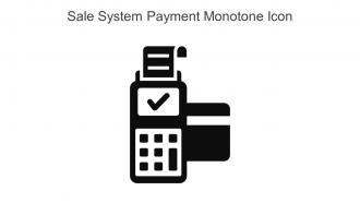 Sale System Payment Monotone Icon In Powerpoint Pptx Png And Editable Eps Format