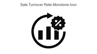 Sale Turnover Rate Monotone Icon In Powerpoint Pptx Png And Editable Eps Format