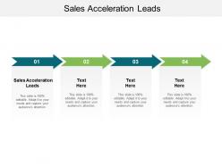Sales acceleration leads ppt powerpoint presentation portfolio ideas cpb