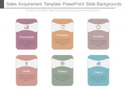 Sales acquirement template powerpoint slide backgrounds