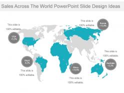 Sales Across The World Powerpoint Slide Design Ideas